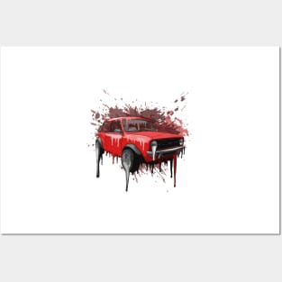 Yet Another Classic Mini Melting Red Posters and Art